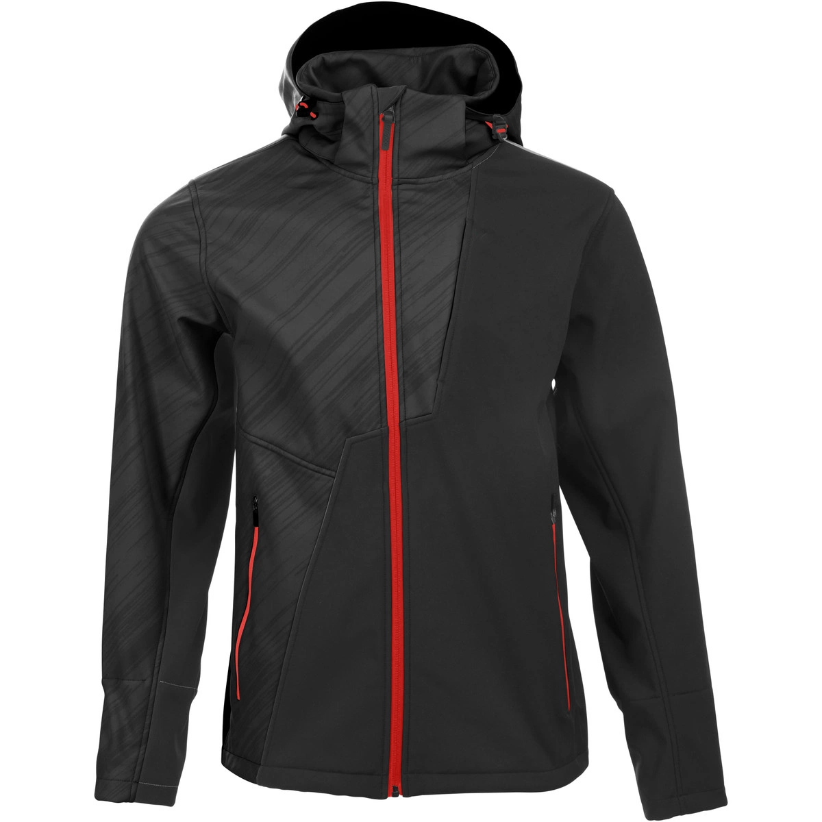 Fashion Stripe Man&prime; S Wholesale/Supplier Cheap Windstopper Wateresistant Softshell Hoody Jacket OEM Custom Workout Sportswear Windproof Waterproof Jacket