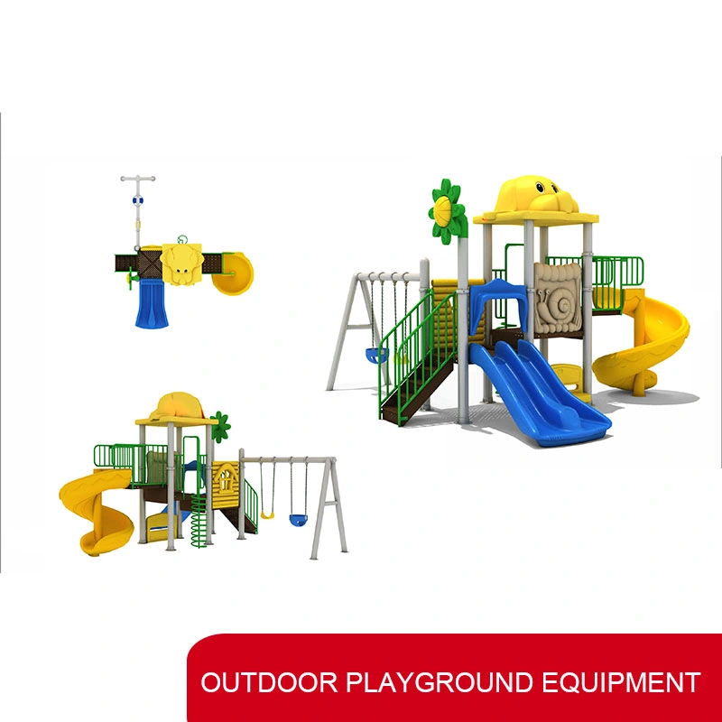 Plastic Toy Amusement Park Baby Swing Custom Gym Outdoor Playground Slide