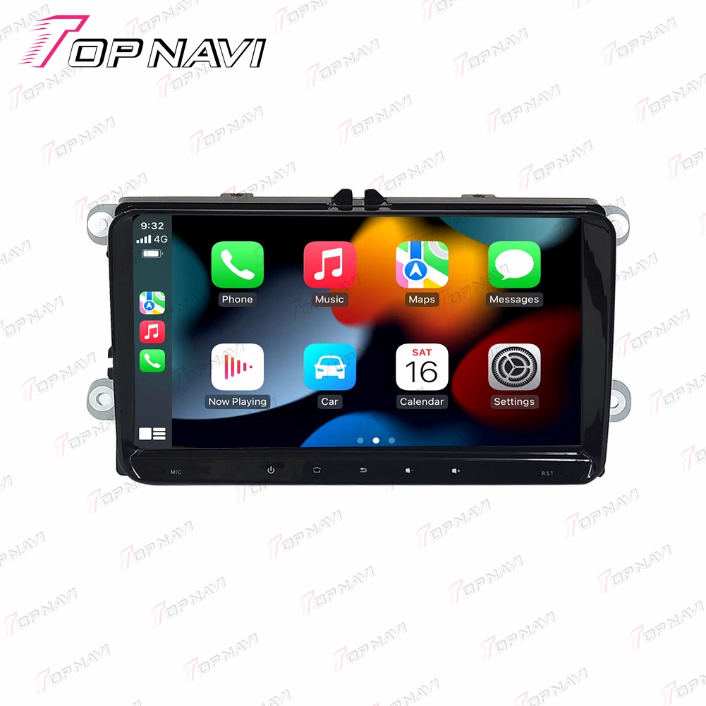 9 pouces 2 DIN Lecteur vidéo GPS de voiture universel pour VW Bora Volkswagen Passat Golf Polo Android Auto Radio Stéréo WiFi SWC