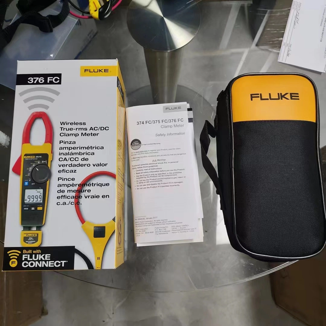 Fluke 376FC True RMS AC/DC Clamp Meter with Iflex