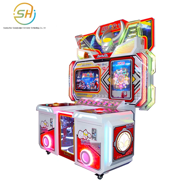 Tarjeta Ultraman Juego electromecánico Ciudad Juego máquina legítima IP autorizado Torcer máquina de huevo para jugar juegos de la tarjeta Máquina de juego