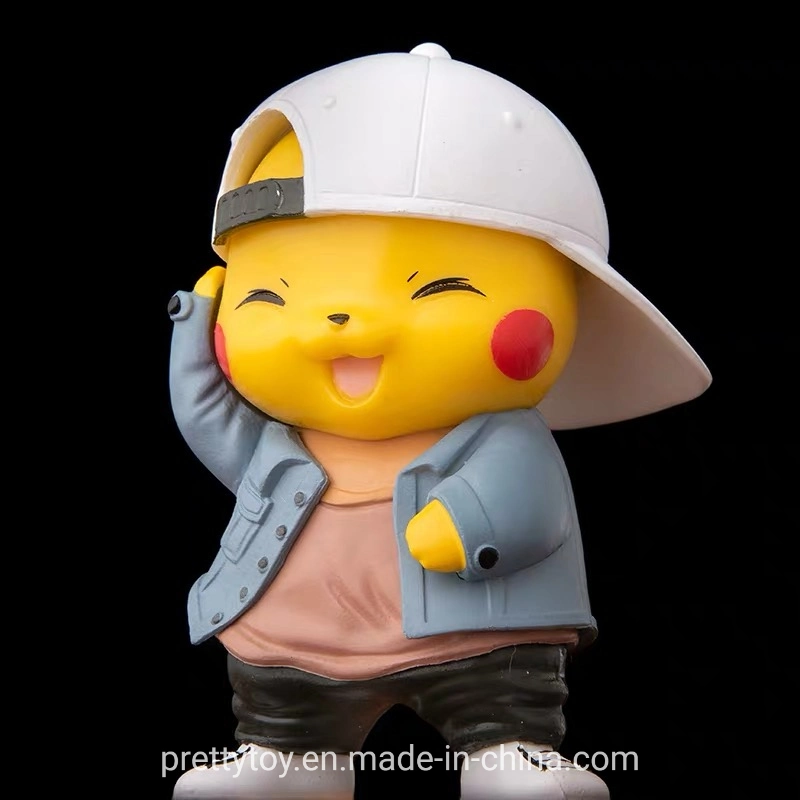 Custom Plastic Cute Hip Hop Pop Male Cartoon Character Model Toy Collection