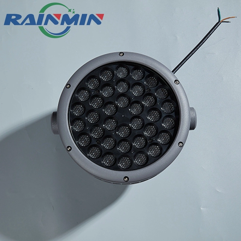 Лампа проектора раунда DMX RGB 48W для использования вне помещений Светодиодный прожектор