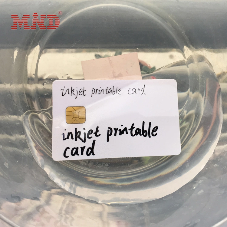 ID de PVC en plastique vide de la carte des cartes de visite imprimables jet d'encre