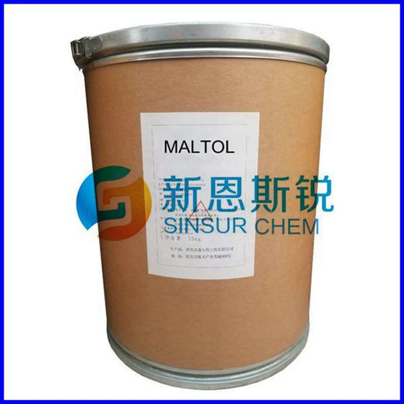 Food Grade natürliche Aromen Enhancer CAS: 118-71-8 Maltol Additiv