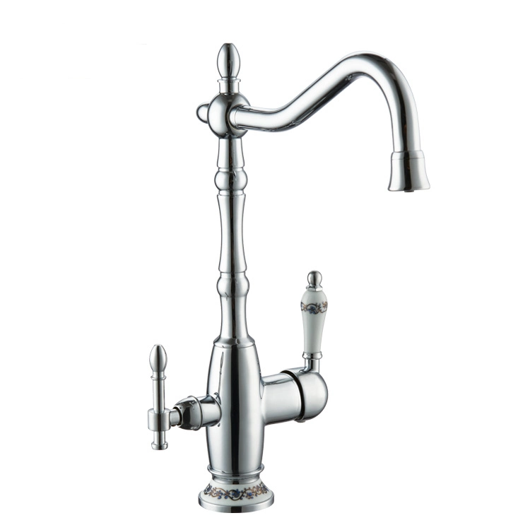 Brass Elegant Three Way Special Aerator Kitchen Faucet for RO System