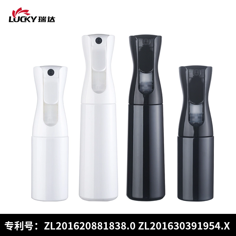 Cosmetic Fine Mist Sprayer Bottle 200ml 300ml Hair Alchohol Plastic Continuous Spray Bottle