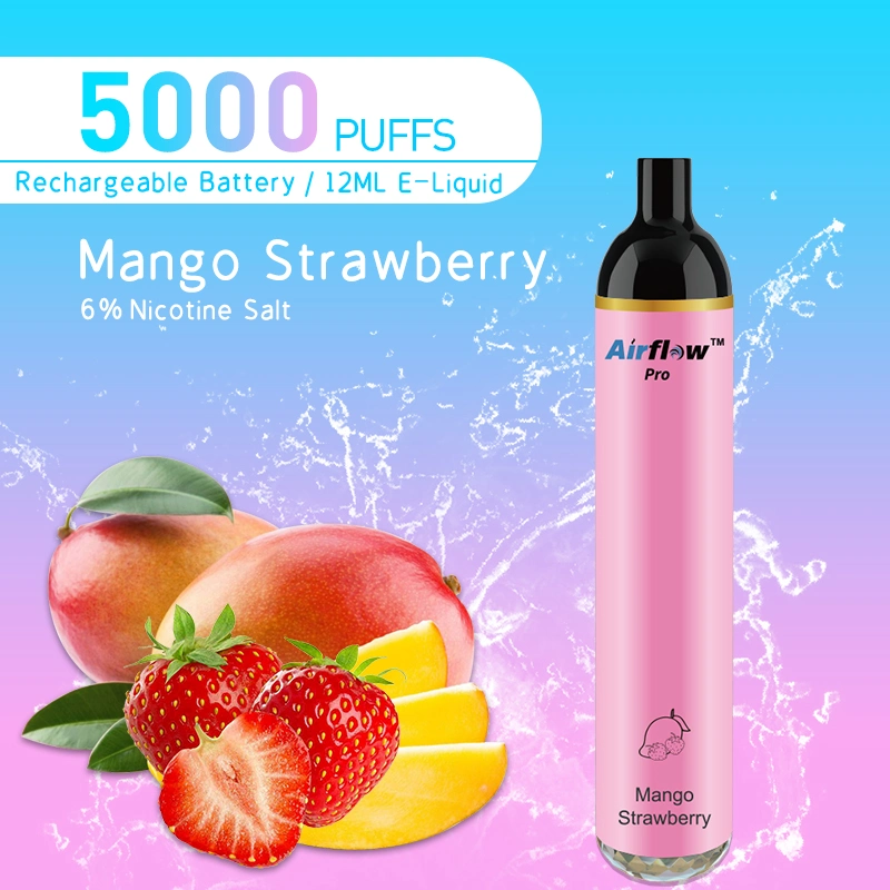 Одноразовый новый прибор Vape 2021 в Европе с двойным измерителем Flavors Fruit E Liquid Cigarette