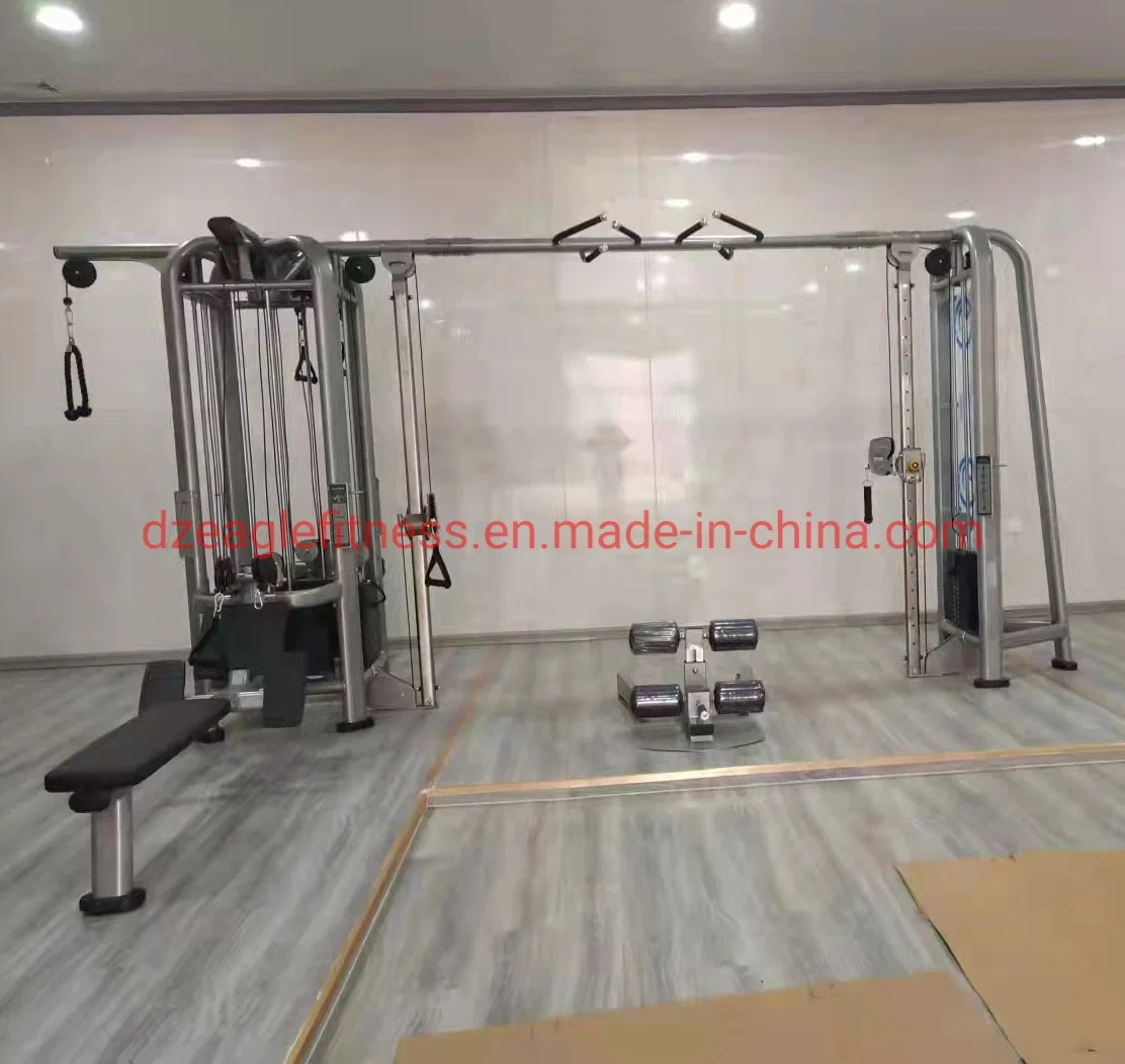 Wholesale/Supplier Jungle Multi Functional Commercial Gym Equipment Pin Loaded Machine 8 Multi Station