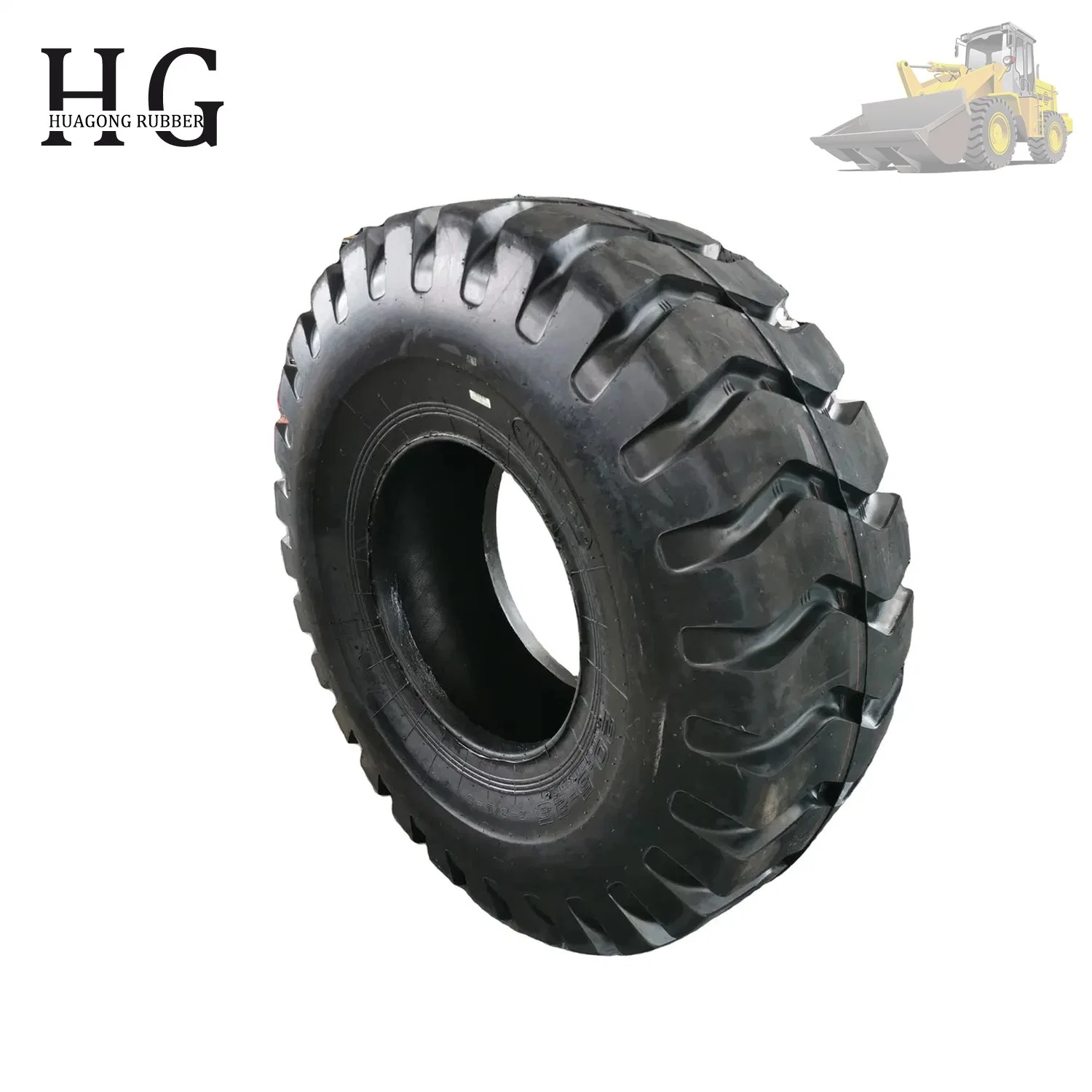 Huagong High Quality Nylon OTR Tires Earthmover Tires Grader Loader Dozer Dump Truck Tyre (1200-20 1400-20 1400-25 1300-25 1400-24)