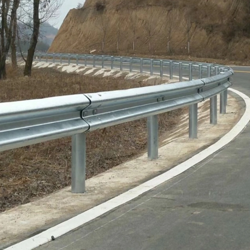 High quality/High cost performance Hot Sale Traffic High Security Galvanize Two Waves Guardrails Safety Barrier