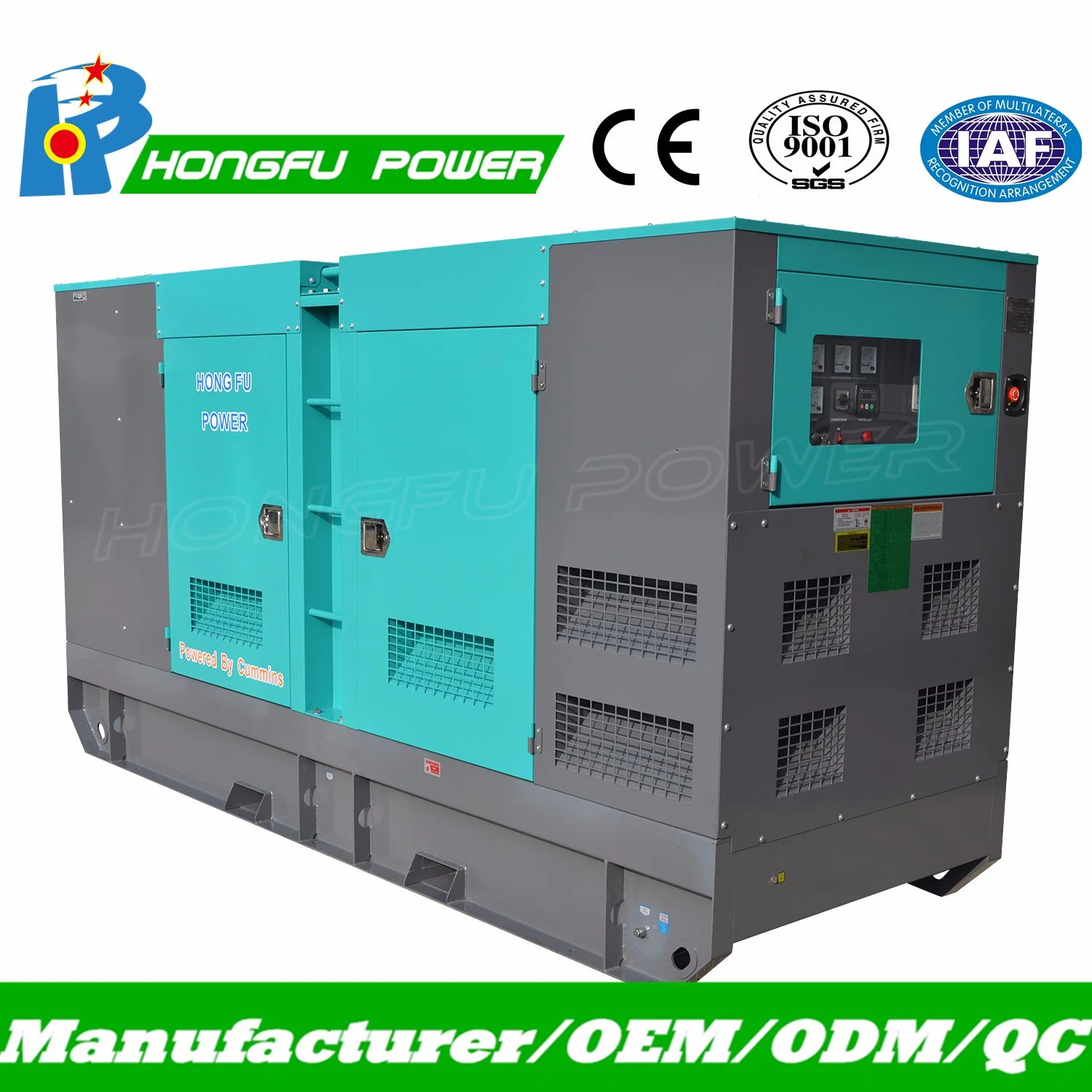 Prime 350kVA Standby 385kVA Silent Electric Power Generation with Cummins Engine