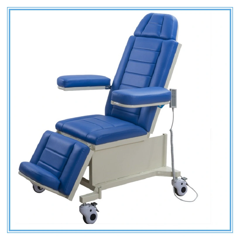Estilo chino moderno Eléctrico Médico del Hospital de Donación de sangre la diálisis usa silla silla infusión manual y eléctrica