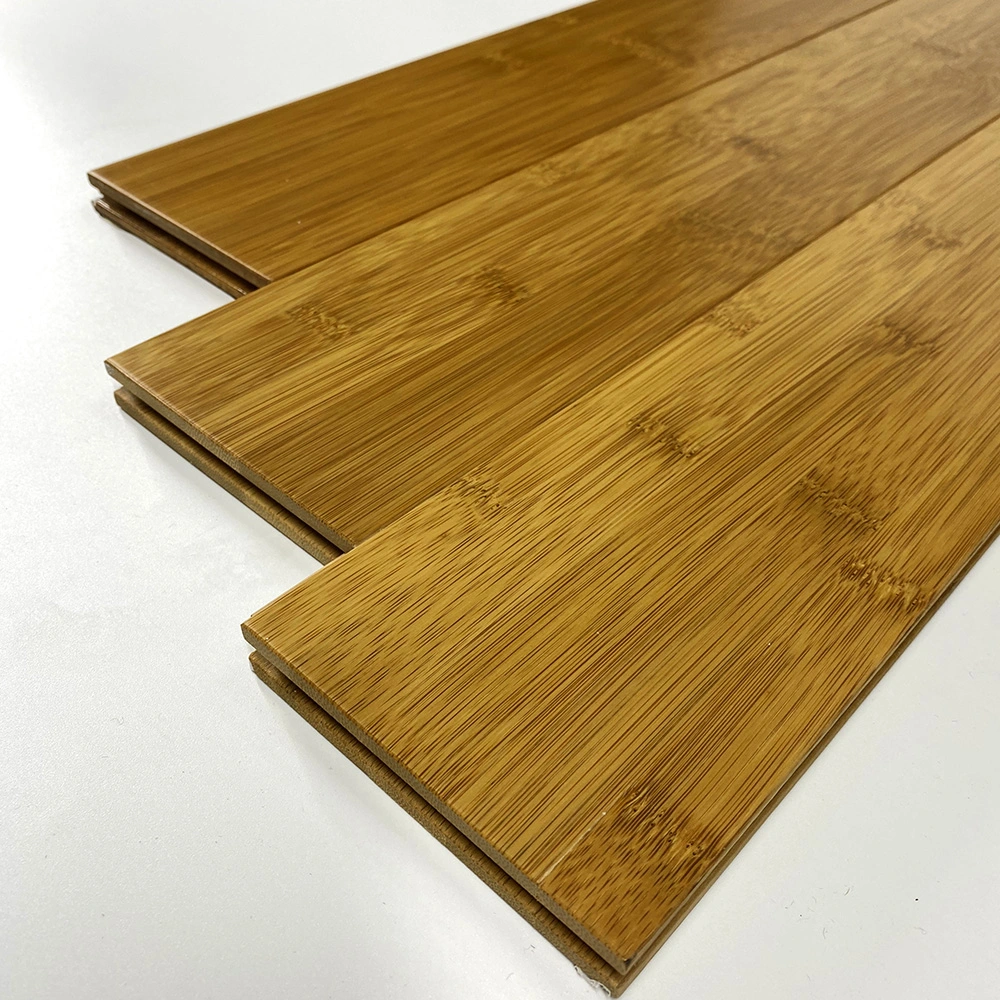 Eco-Friendly Solid Bamboo Flooring Vertical Horizontal 15mm Carbonized Bamboo Decking for Indoor Deck Tiles