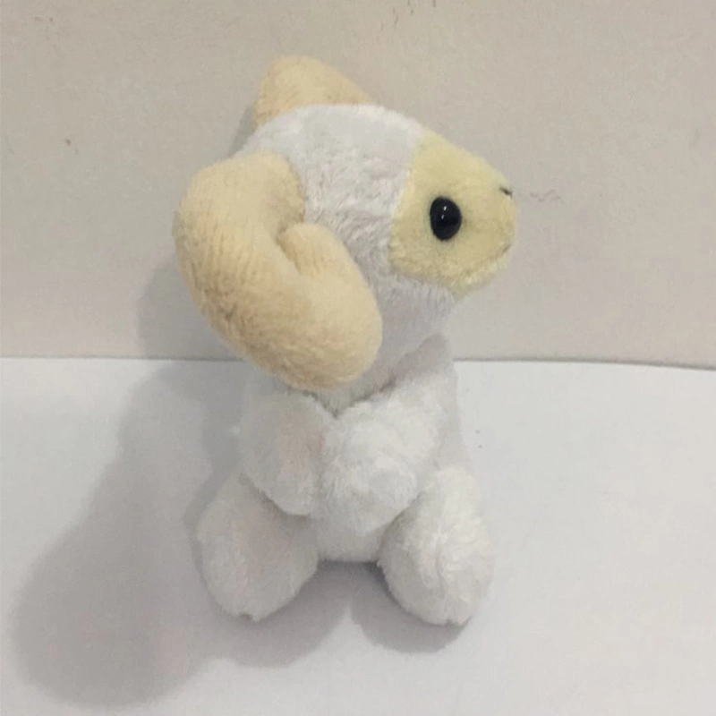 Wholesale/Supplier 8cm Soft Goat Clip Stuffed Animal Cute Mini Magnetic Plush Toy