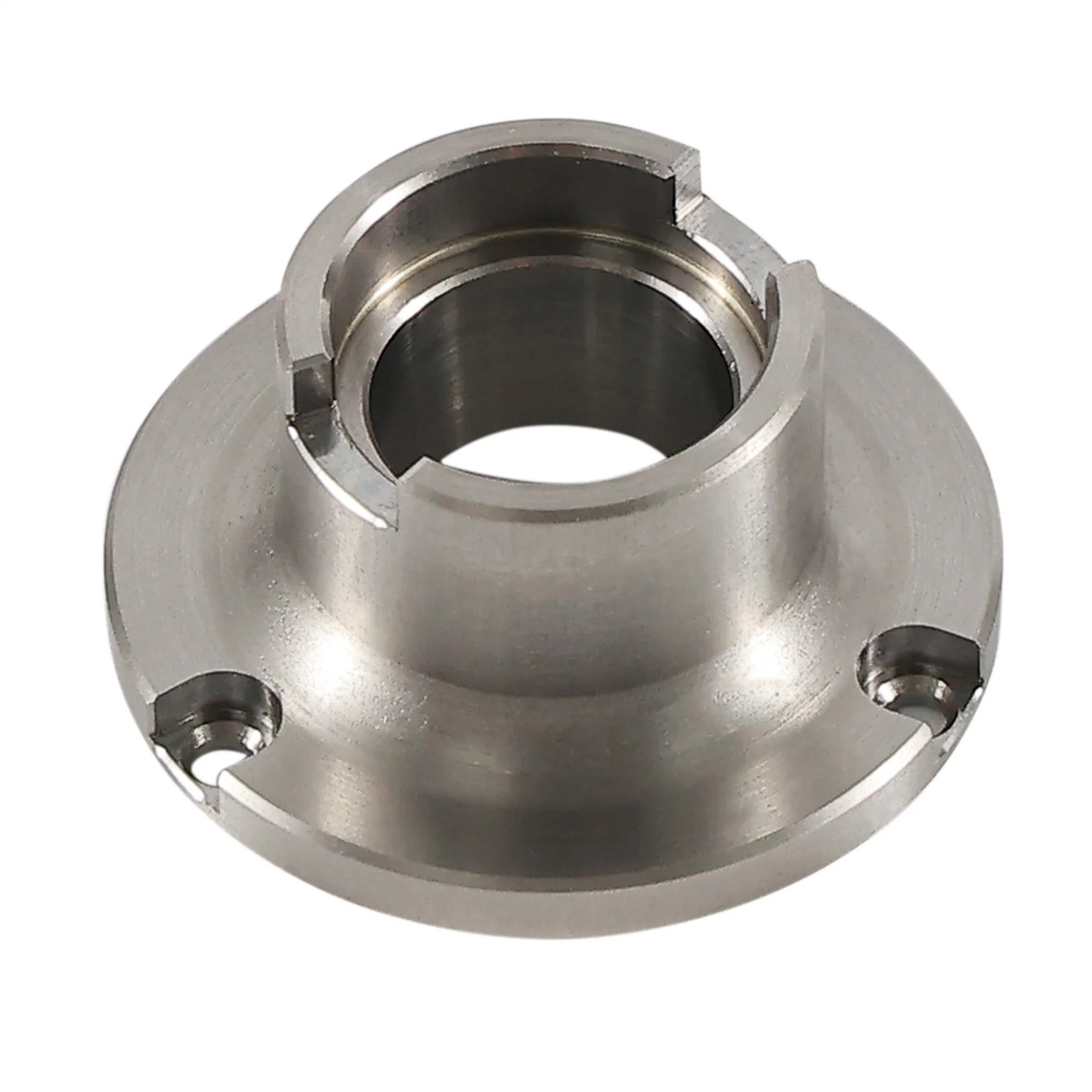 Customer Drawing 304 Stainless Steel Round Floor Pipe Flange Handrail Fittings