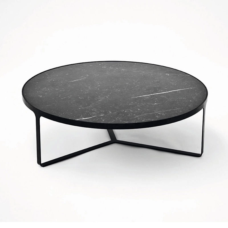 Chinese Black White Marble Stone Table for Bar Top