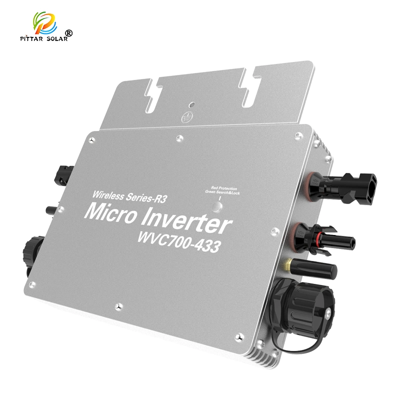 Micro Solar Inverter 700W en red DC a AC para Sistema de Energía Solar MPPT IP65 Pure Sine Wave Inversor Wireless
