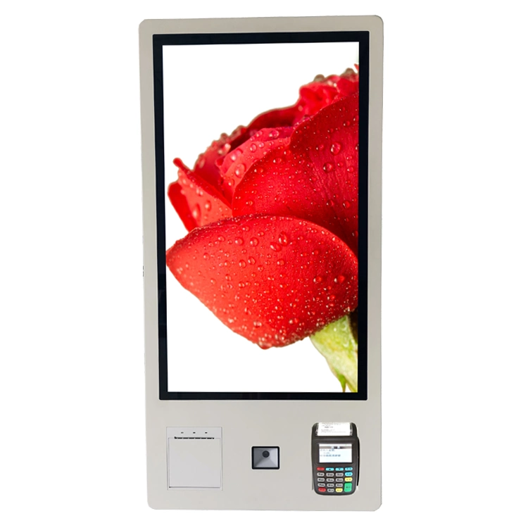 Wall 27 Inch 32 Inch Interactive Self Service Food Order Kiosk