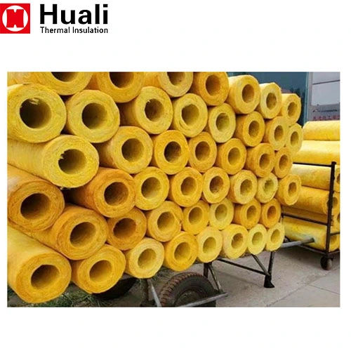 Thermal Insulation Construction Material Glass Wool Pipe Fiber Glass Cloth Glass Wool Reinforced Pipe