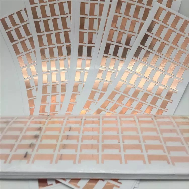 0.05mm Die Cut Self Adhesive Copper Foil Sheet with Adhesive