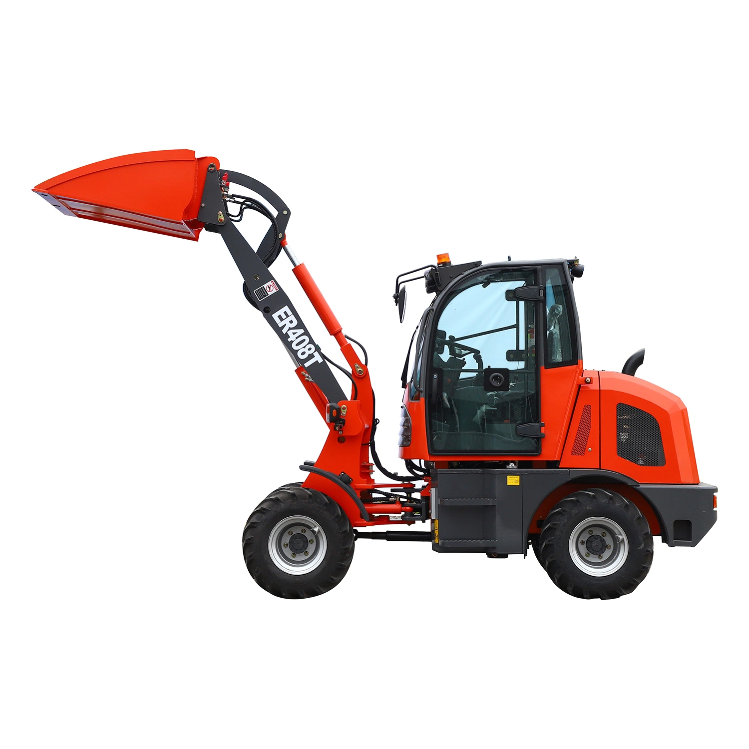 New Arrive Everun ER408T 0.8ton Gear Box Shovel Compact Bucket Mini Wheel Loader