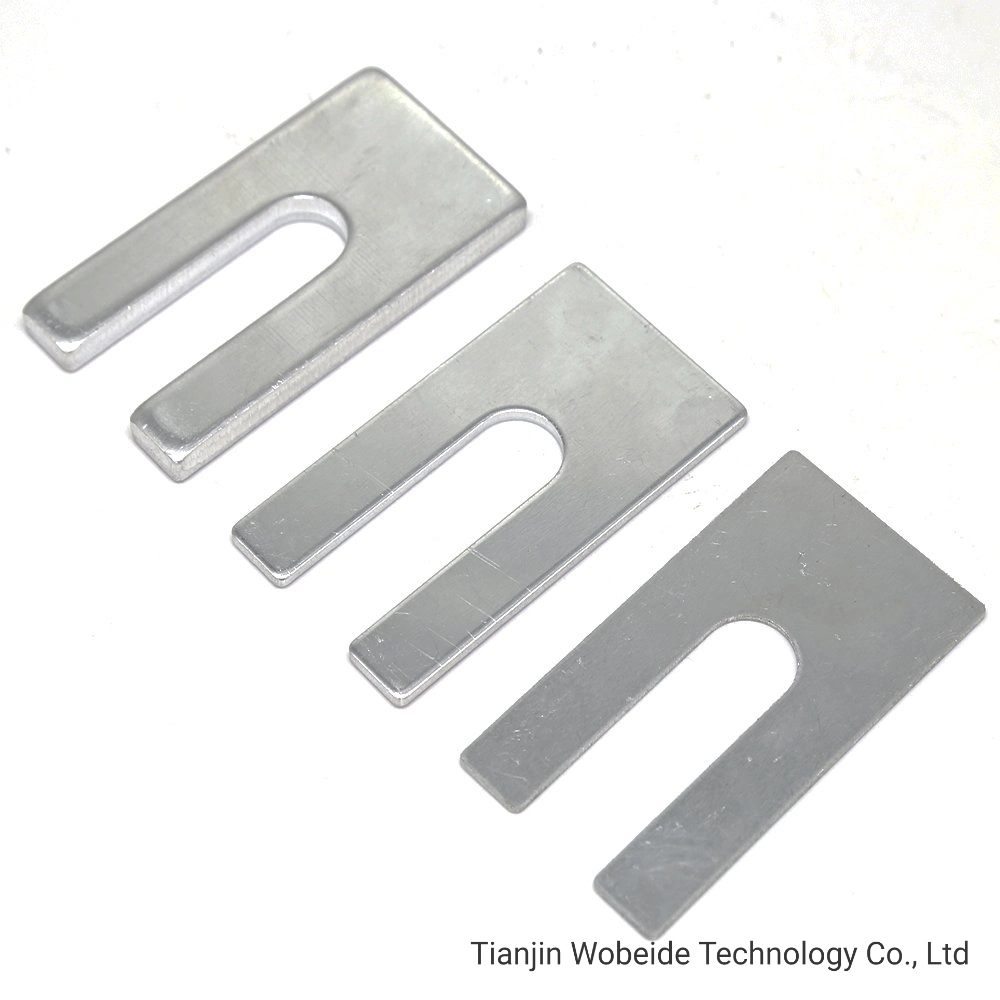 Window Use Aluminium 1mm 2mm 5mm Thickness Horseshoe Packer Shims