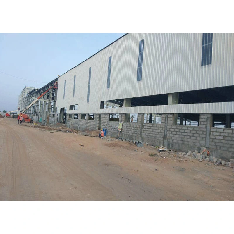 Gable Steel Structure Construction Frame Light Prefab Prefabricated Structural Storage