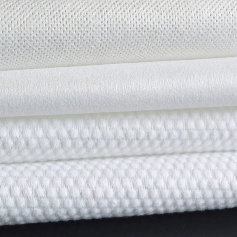 Hot Selling Wipes Material Embossed Spunlace Nonwoven Textile