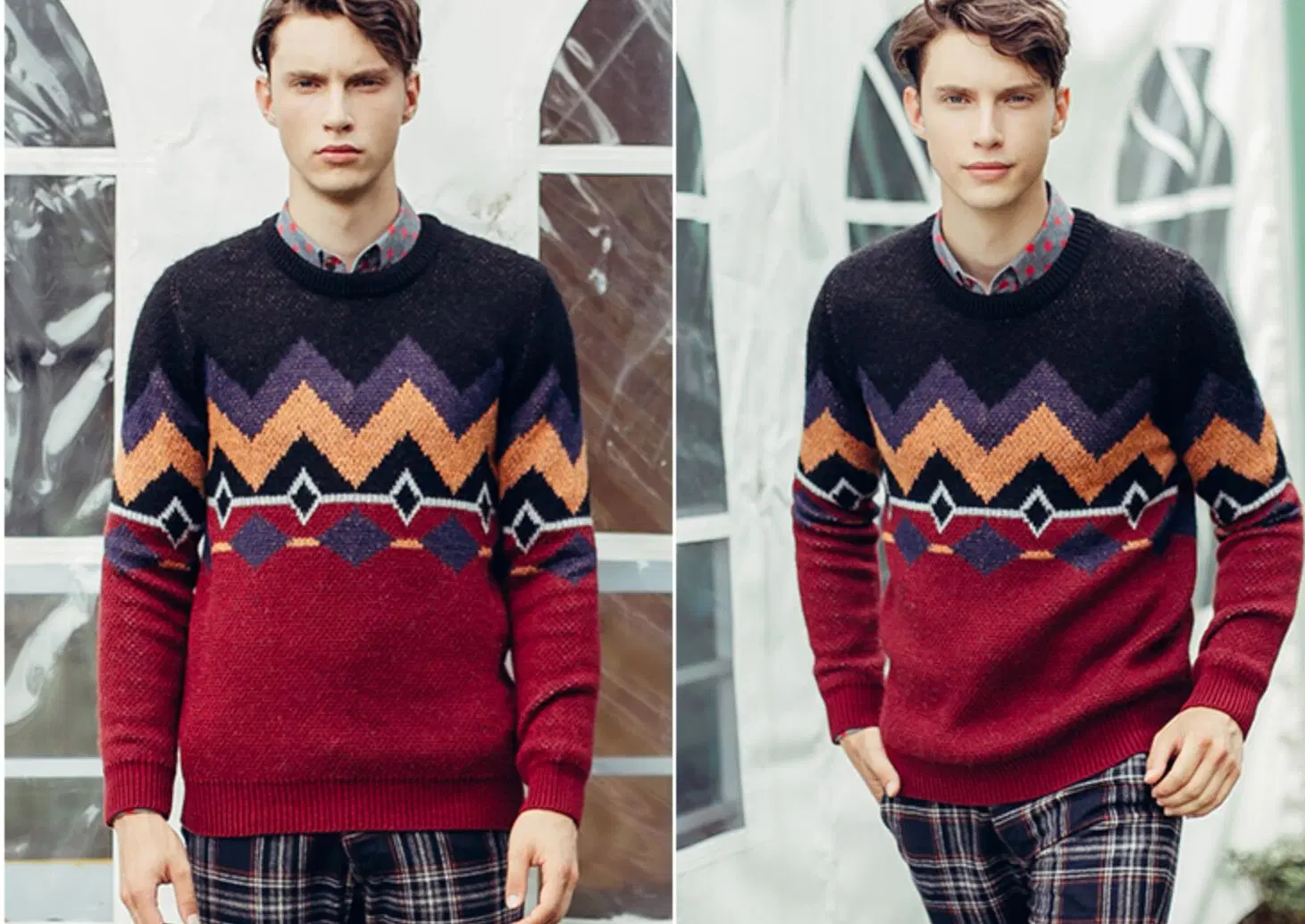 Wholesale/Supplier Long Sleeve Soft Knitting Men Sweater