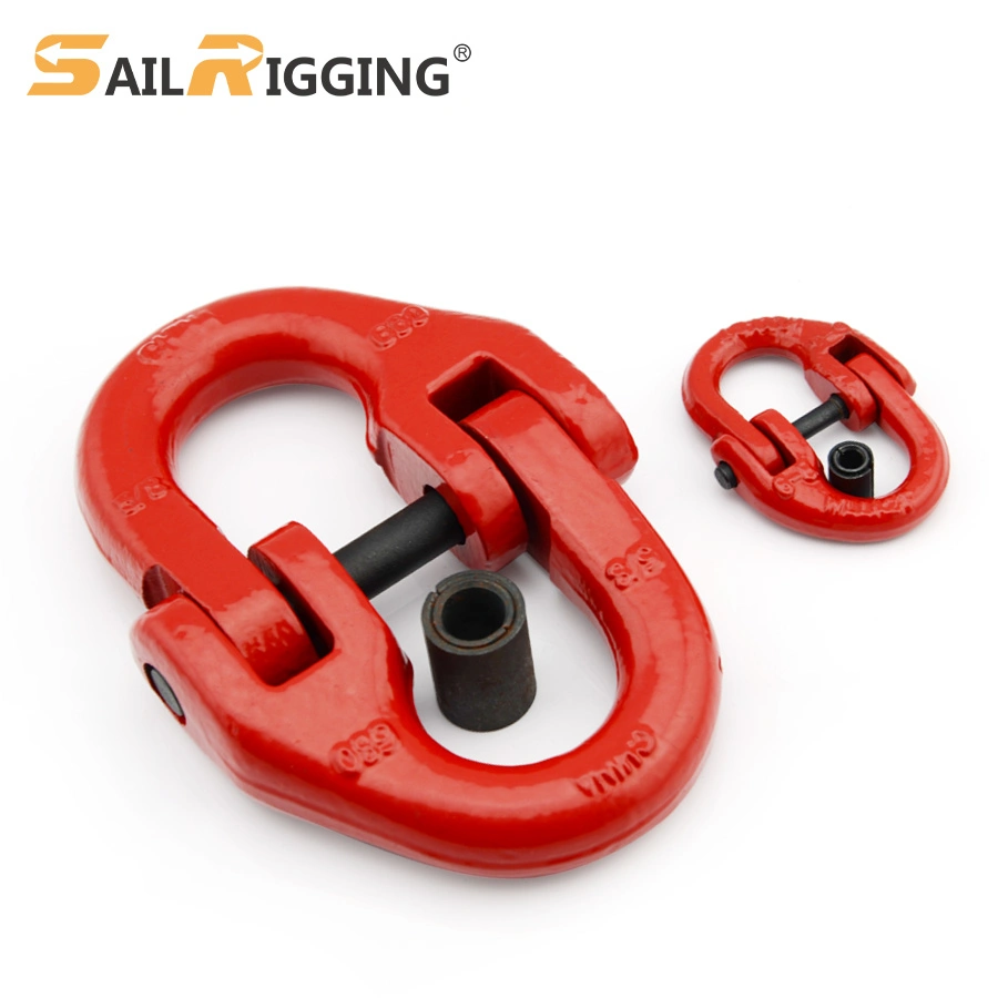 High Tensile G80 Alloy Steel Forged Connecting Link for Lifting Chain Slings Hammerlock Type A337