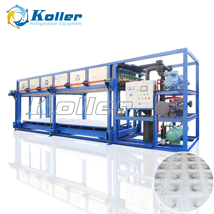 Koller 10ton Automatic Ice Block Machine for Fishery Fish Cooling and Preservation