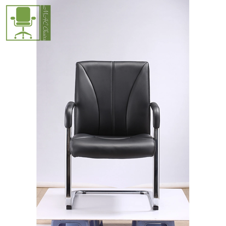 Office Workstation Mesh Waiting Chair with Chrom Bow Leg Visitor Chair