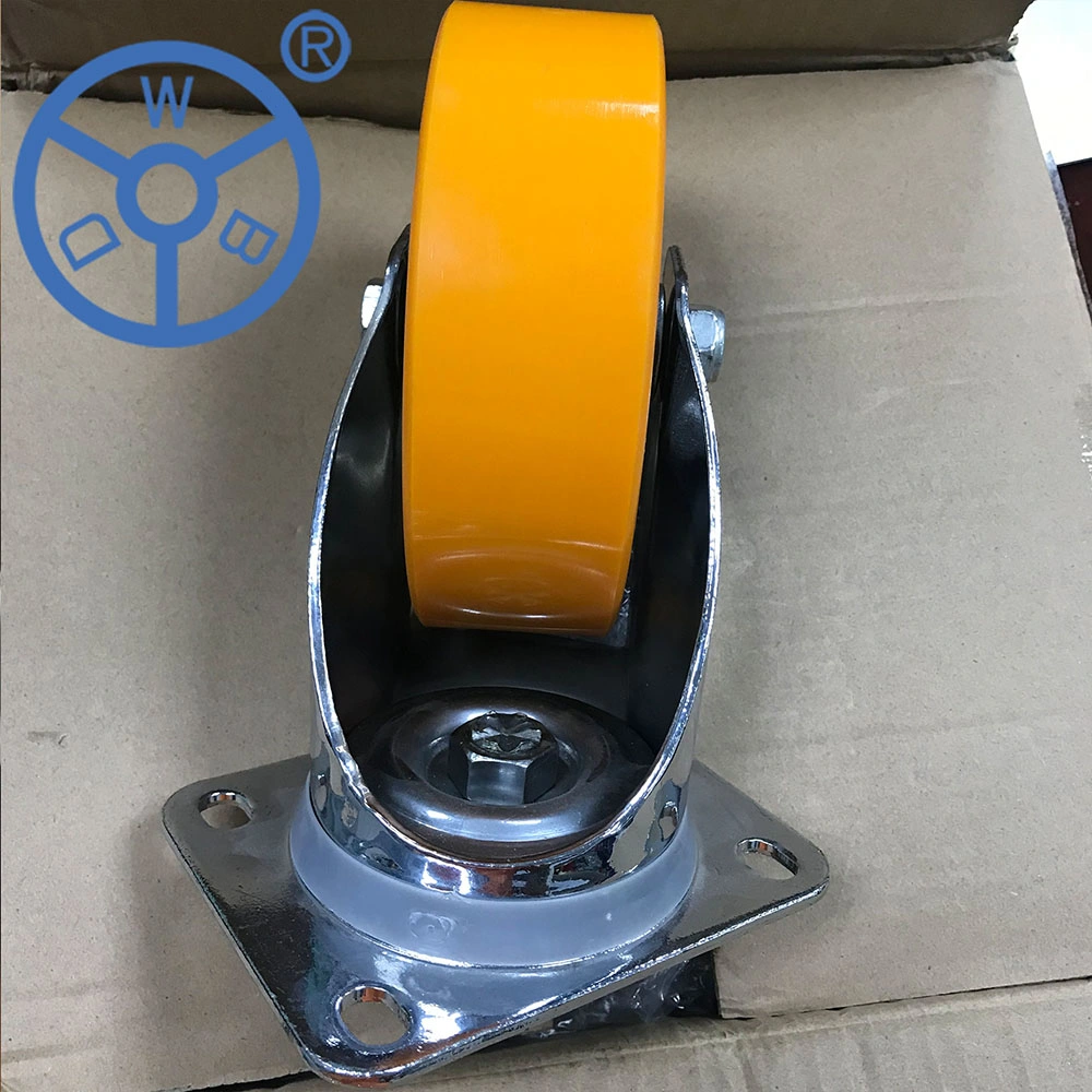 European Type PU Aluminum Castor Industrial Wheel