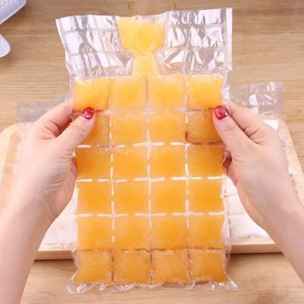 Disposable Ice Bag Food Grade Safety Plastic Ice Cube Packaging Bags