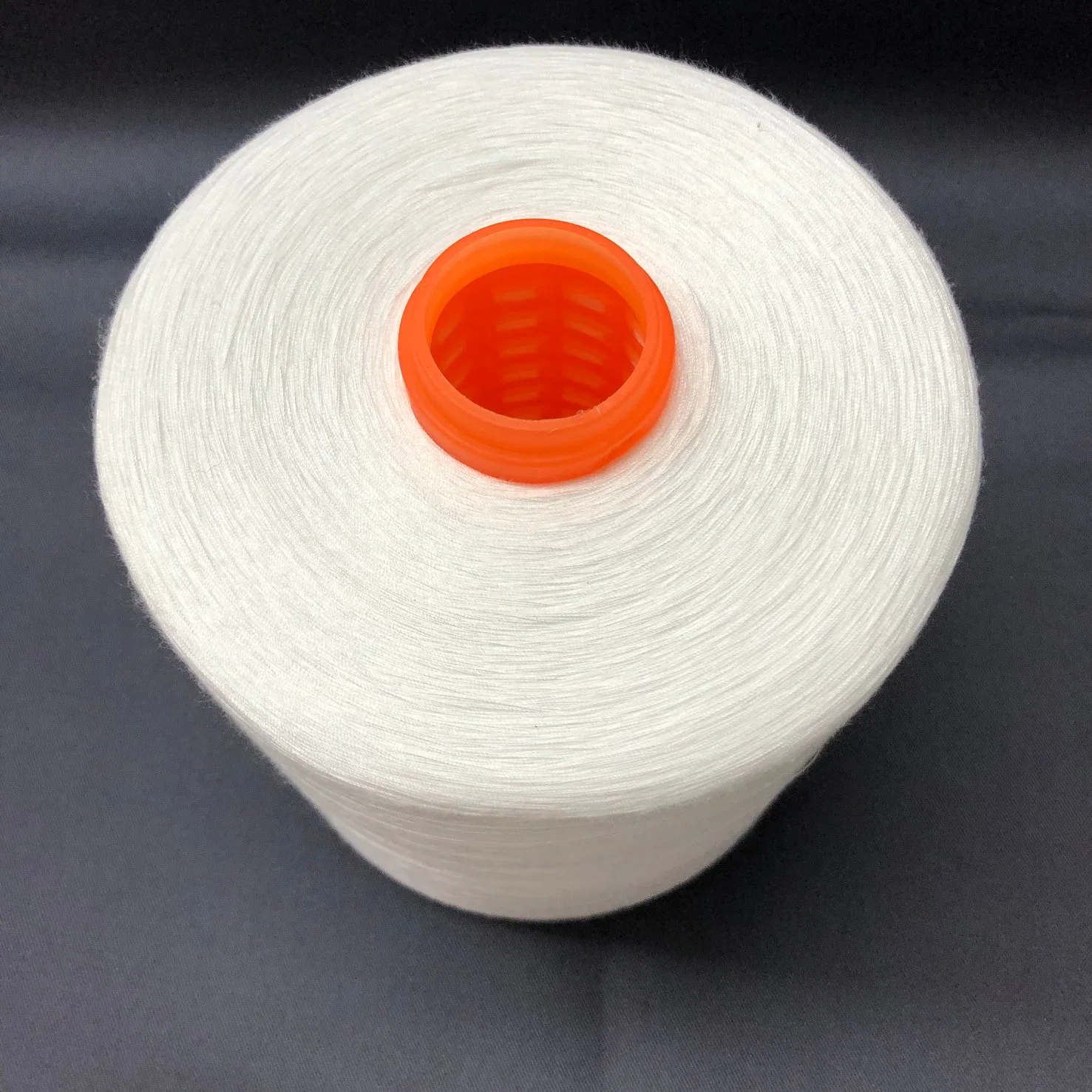 High Strength Poly Poly Core Yarn Raw White Filament Sewing Thread 38s/2/3