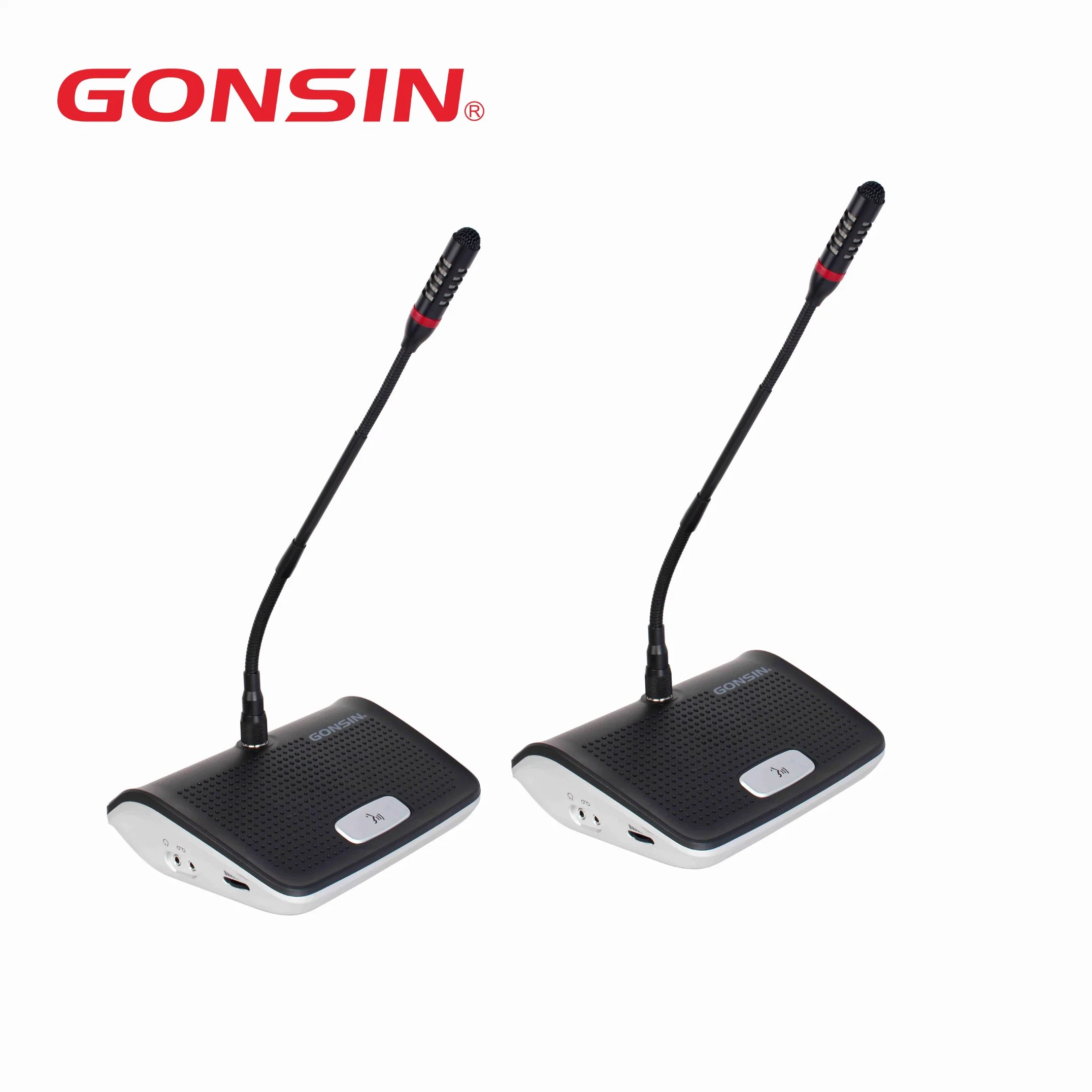 Conference Sound Room Gooseneck Microphone System with Multiple Chairman, Vice-Chairman Units