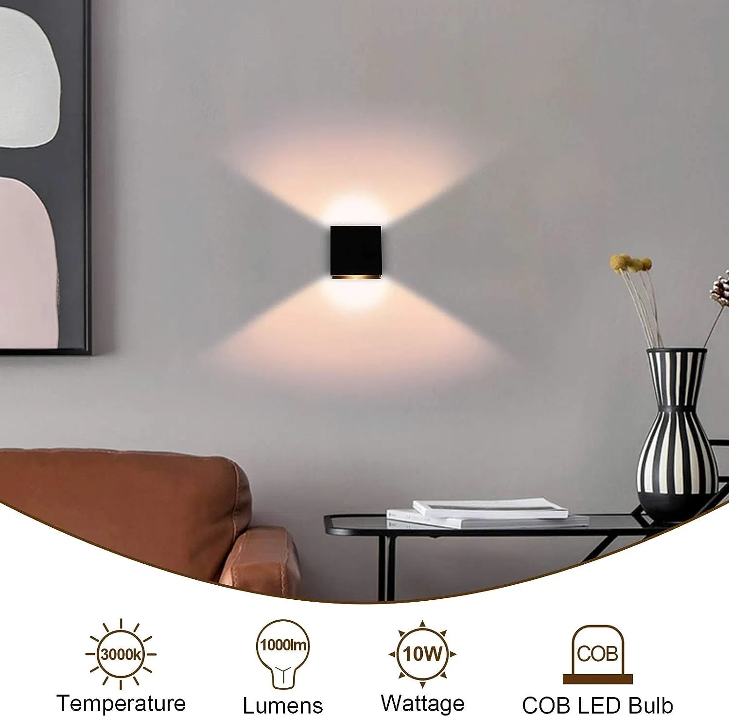 Wall Lights Dimmable Indoor LED up Down Wall Light