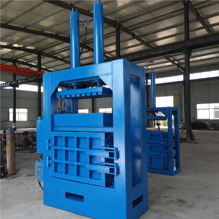 Automatic Waste Paper Baling Packing Machine Waste Carton/Textile/Fiber Baler Machine/High Pressure Vertical Baler Vertical Type Hydraulic Press Waste Paper