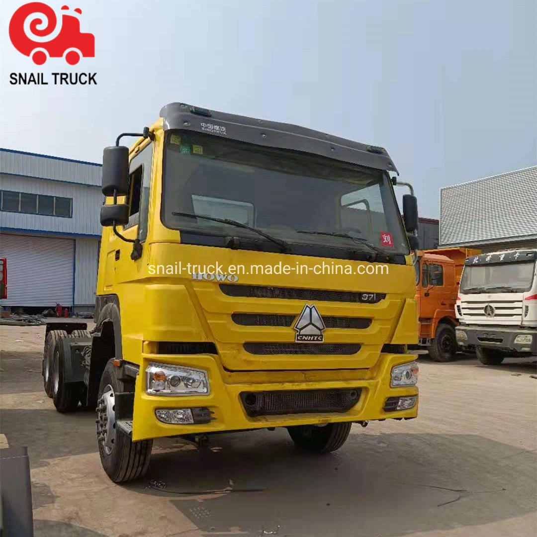 Euro2 Sinotruck 40 toneladas de usa 10 ruedas de camiones HOWO tractor camión volquete de volcado de la cabeza de segunda mano de camiones pesados