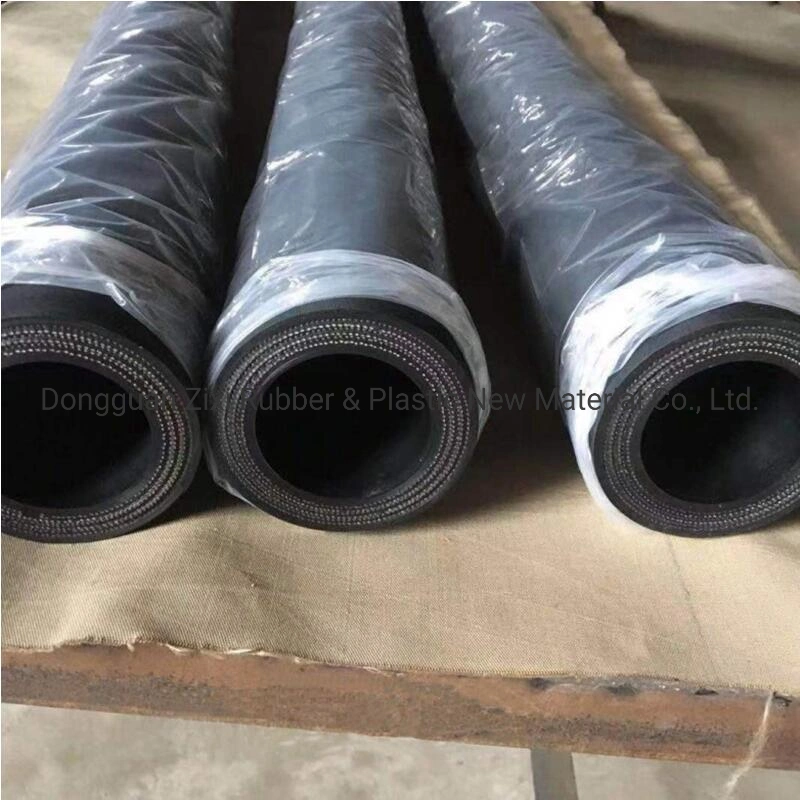 High Pressure Flexible Ducting Mud Extrusion High Wear Resistant Rubber Hose