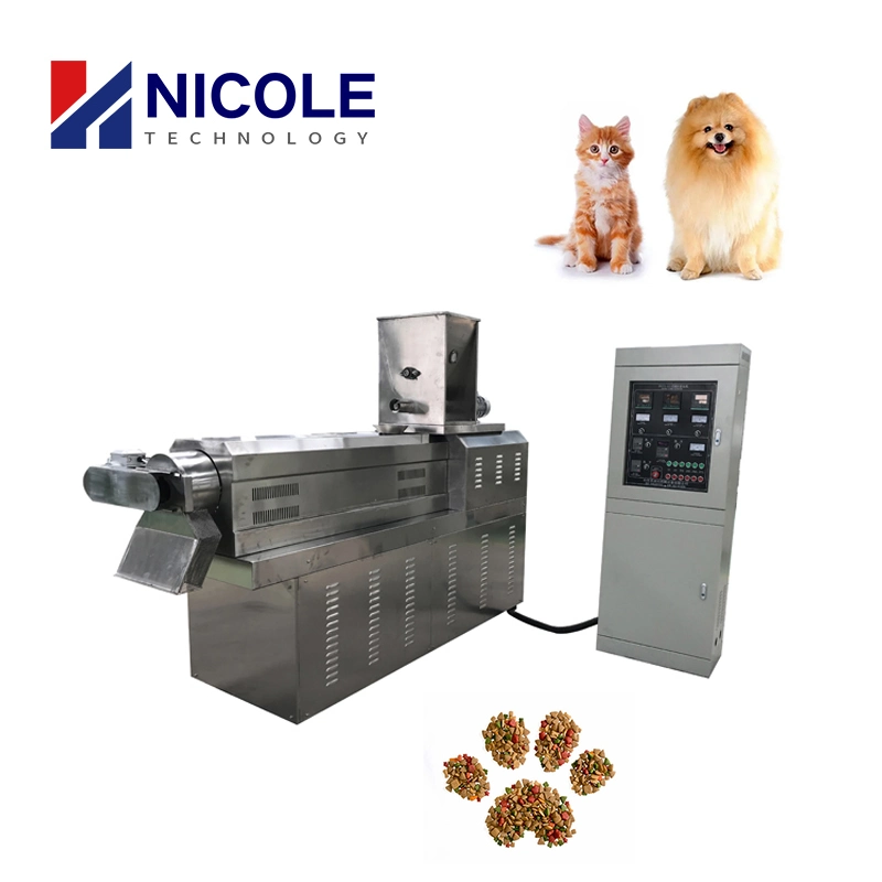 Automatische Tierfutter Pellet Extrusion Haustier Katze Hund Lebensmittel Herstellung Verarbeitungsmaschine