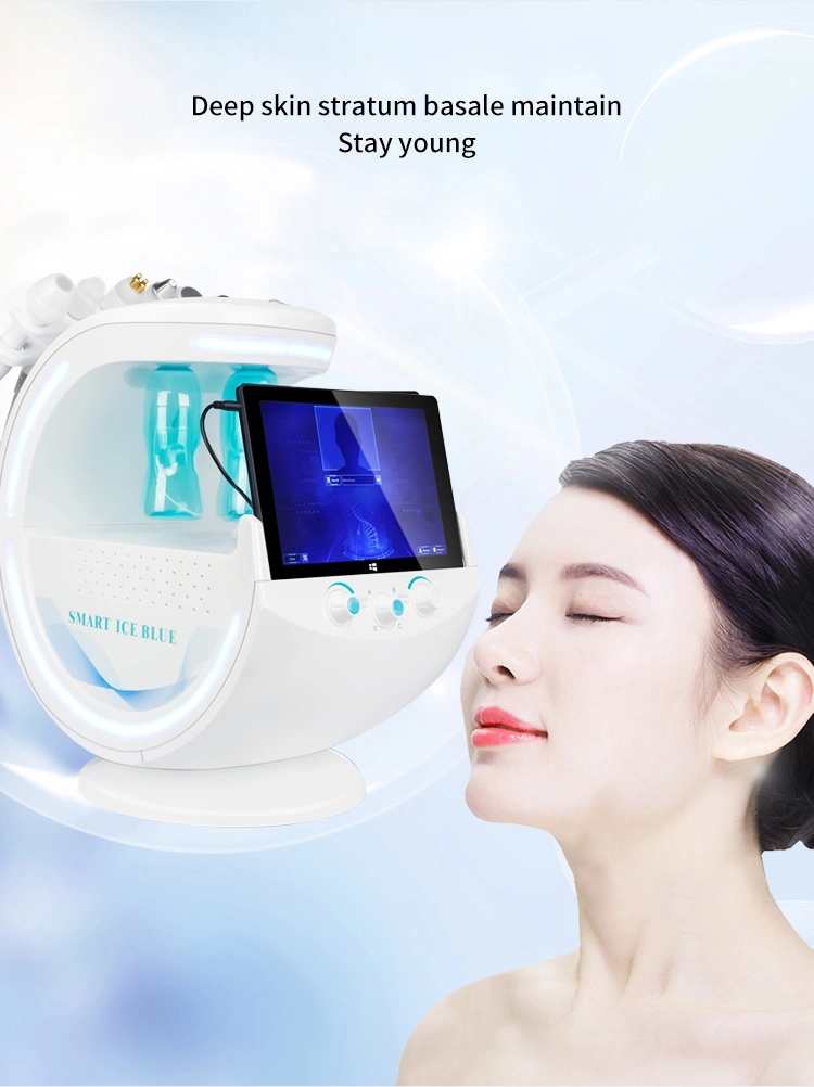 H2O2 H2Hydro Skin Care System 7 in 1 Facials Hydra علاج البشرة بالفقّاعة الصغيرة إزالة الجمال علاج البشرة ببشرة البشرة الحيوية العلاج المائي الأصغر