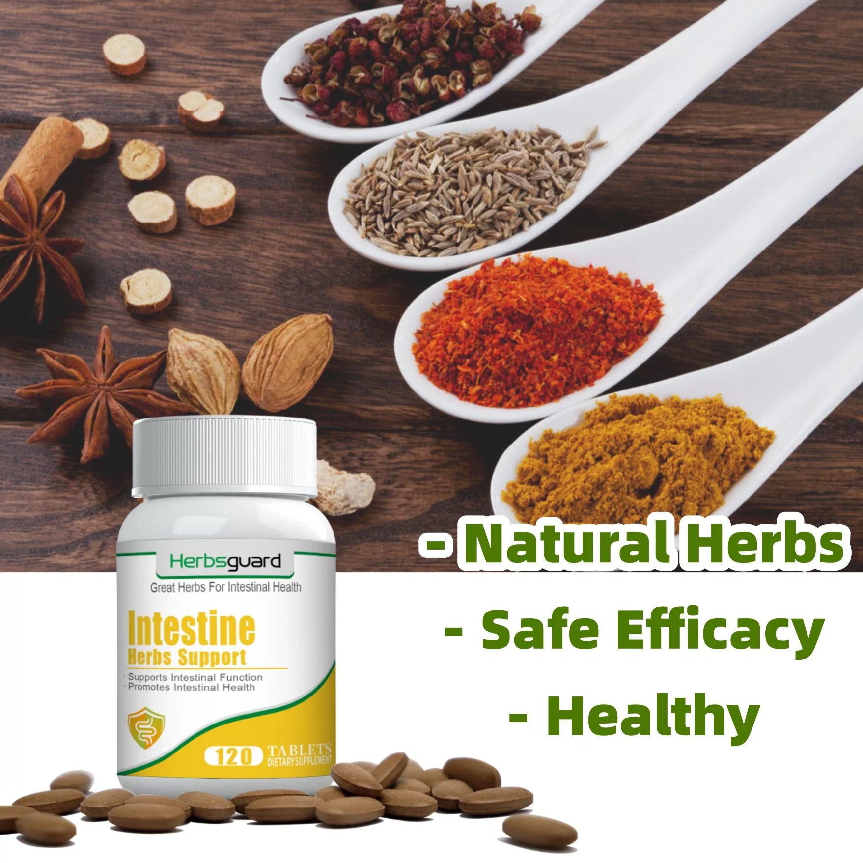 China Herbs Health Food Normal Intestinal Ecology Intestinal Flora Balance Dietary Supplement