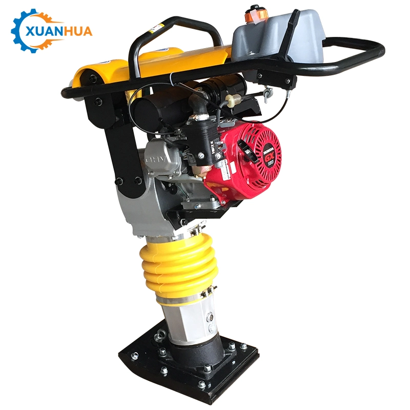 Vertical Vibrate Jumping Tamping Rammer Manufacturer Vibrating Jack Tamping Rammer Plate Compactor with Gasoline Engine