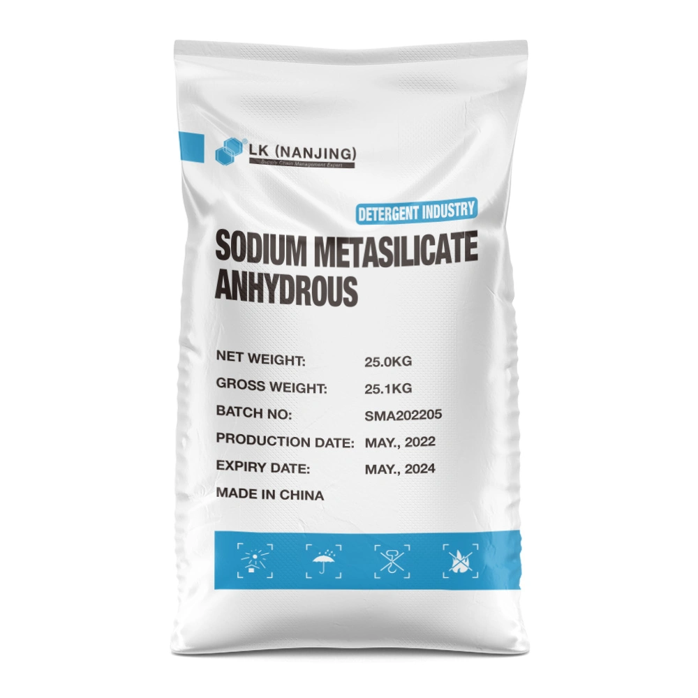 Métasilicate de sodium anhydre pour lessive en poudre