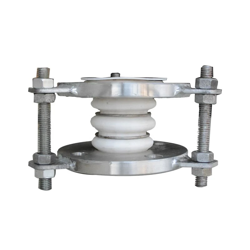 Industrial Customized Round White PTFE Teflon Flexible Copper Expansion Joint