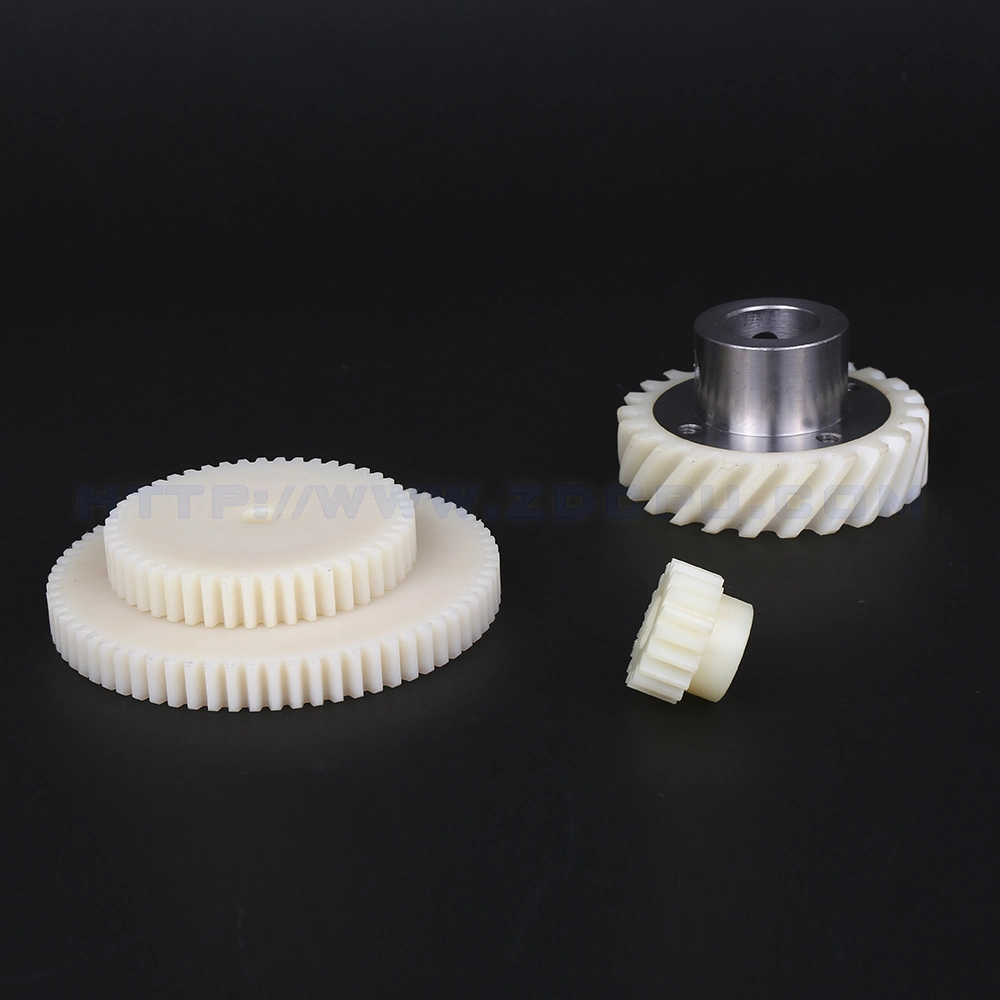 Customized Design High Precision UHMWPE Plastic Helical Gears Manufactures