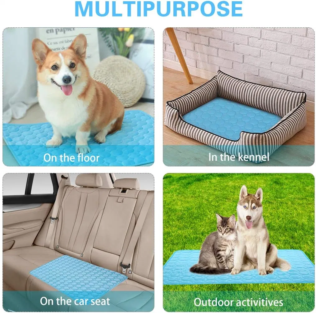 Pet Cooling Products Home & Car Cooling Gel Ice Pad Pet Crate Pads Summer Cooling