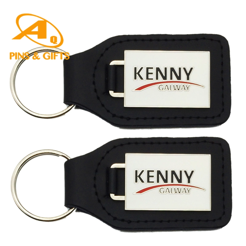 Cheap Custom Blank Leather Keychain Runxin Electronics Co Ltd Tag for Gift Fox Fur POM Poms Promotion Price Key Holder